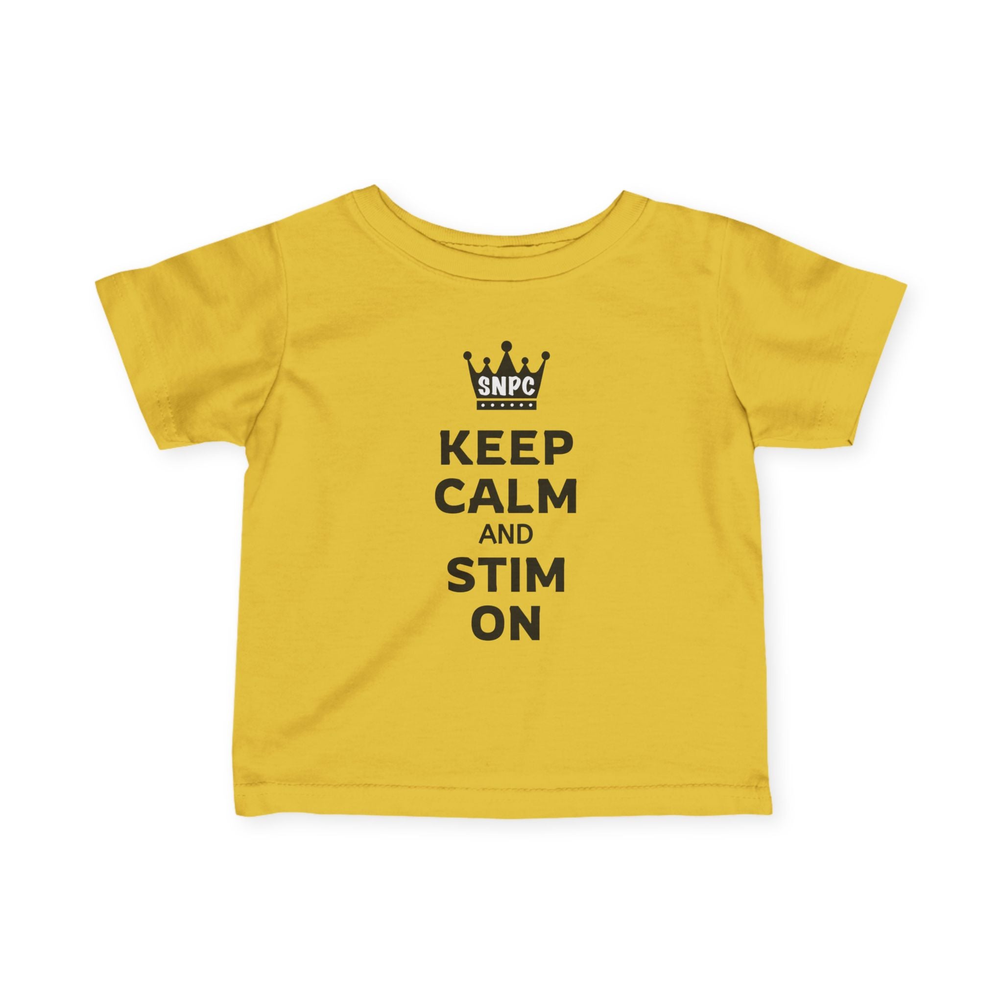 “Keep Calm & Stim On” Infant Tee