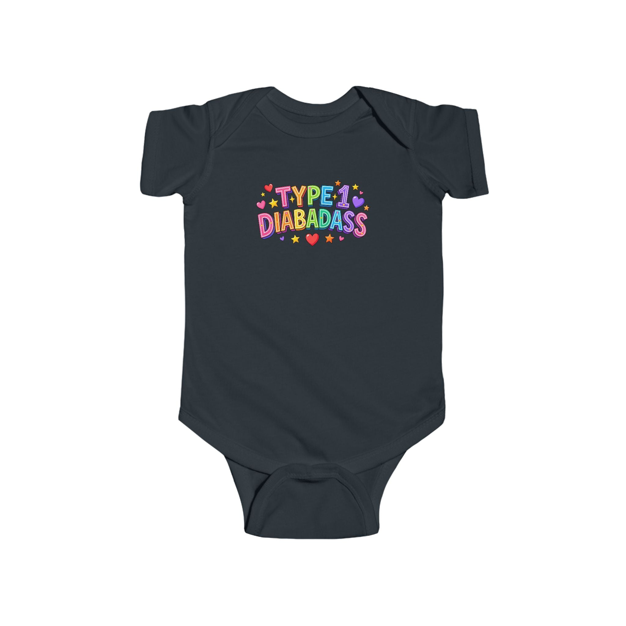 “Type 1 Diabadass” Infant Short Sleeve Onesie