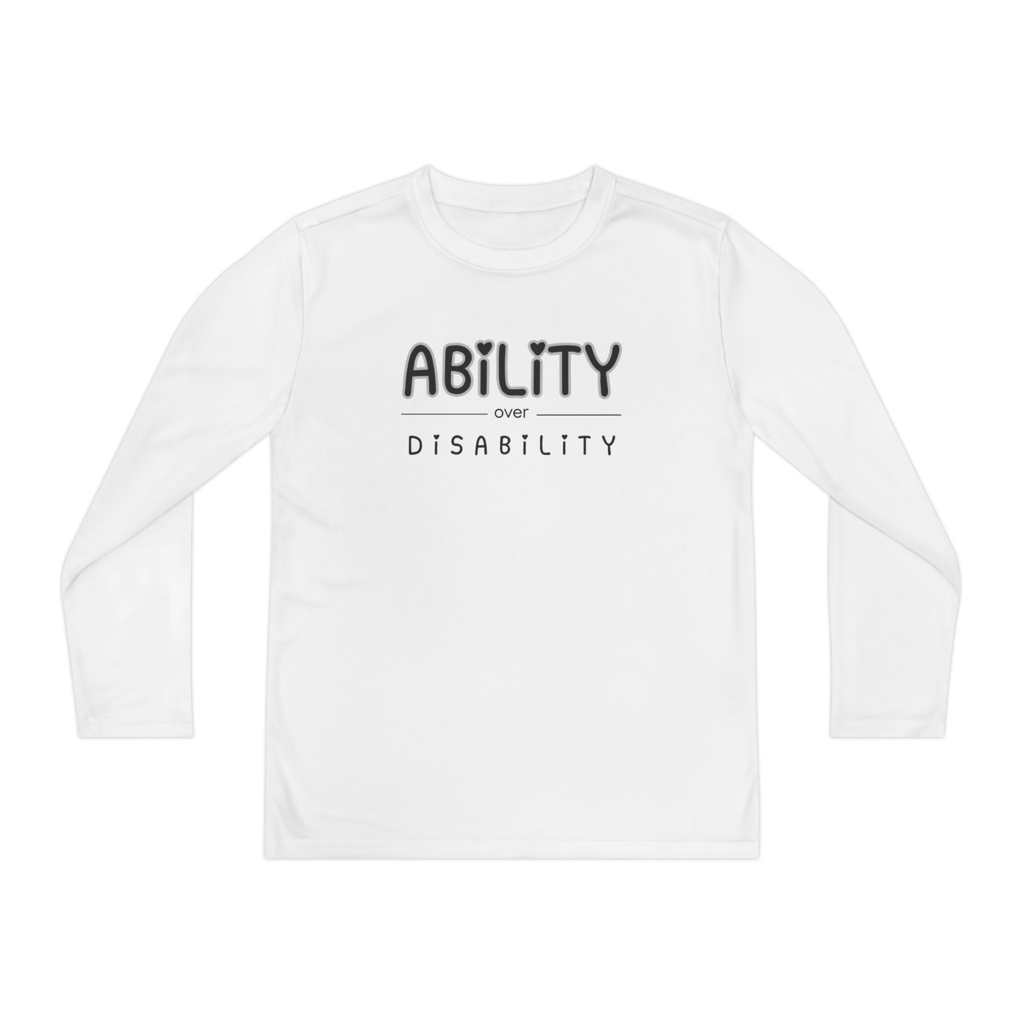 “Ability Over Disability” Youth Long Sleeve