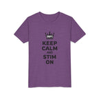 “Keep Calm & Stim On” Youth Tee