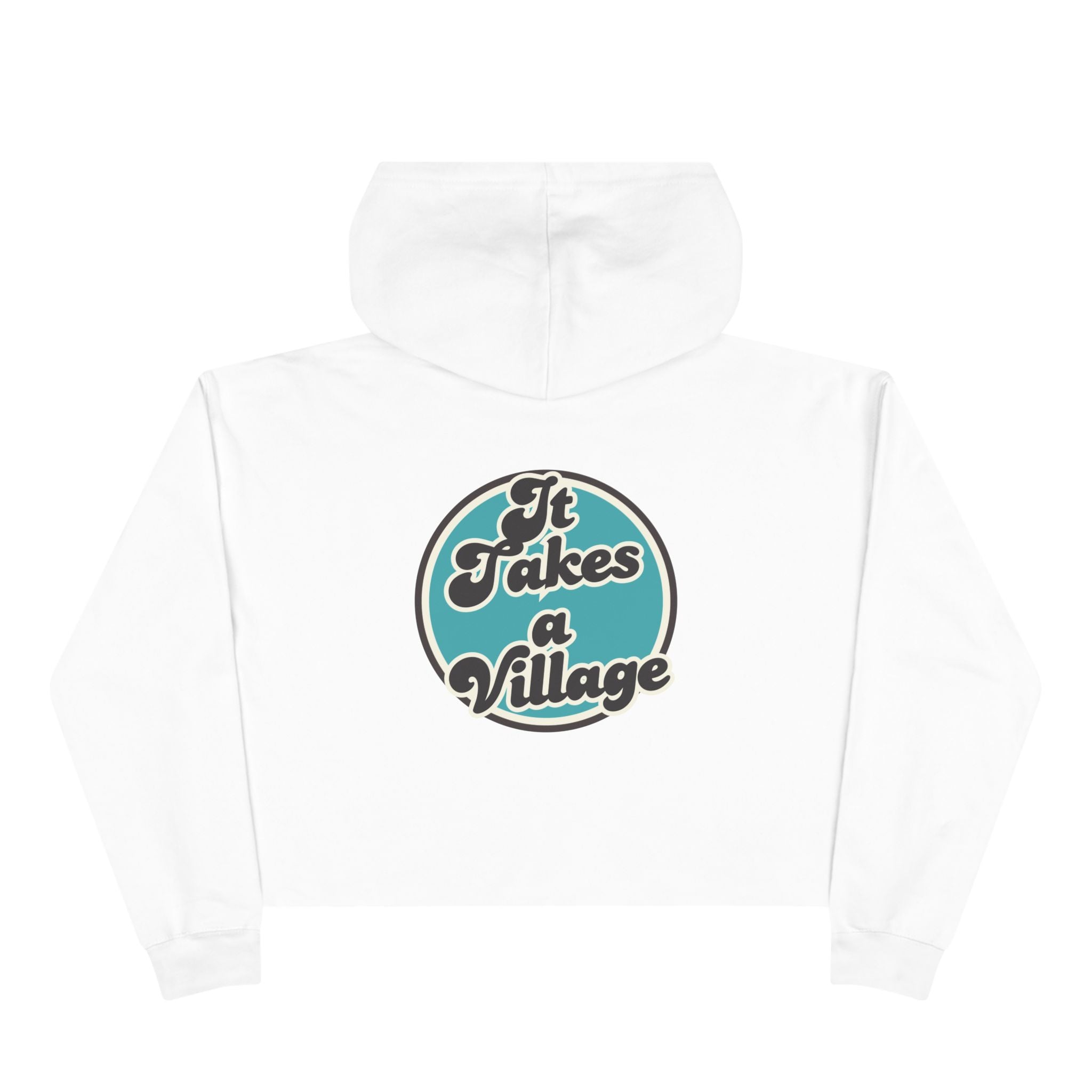 “It Takes A Village, SNPC Ally” Women’s Cropped Hoodie