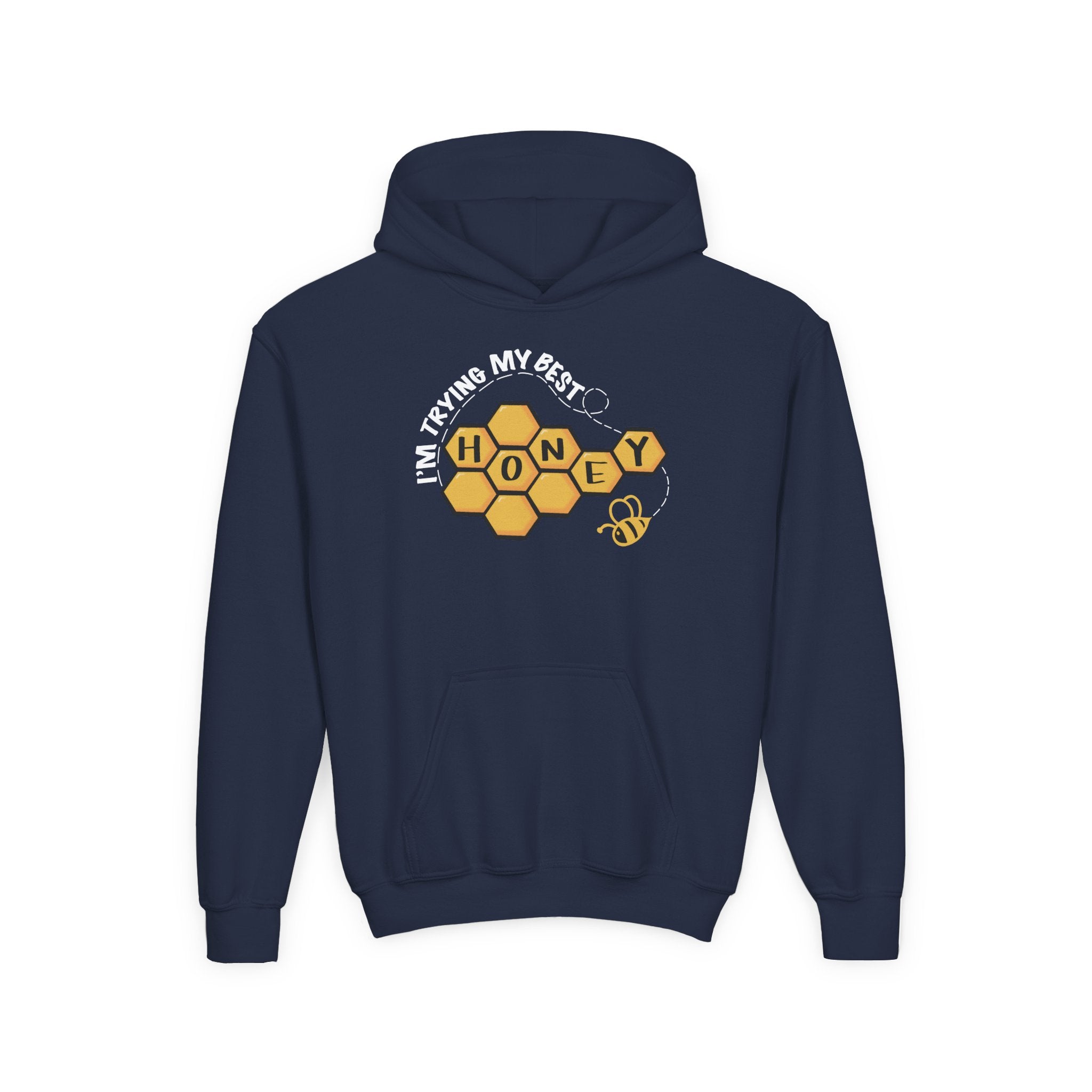 “I’m Trying My Best Honey” Youth Hoodie