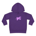 "The Power Of ...Yet (Hearts)" Toddler Hoodie