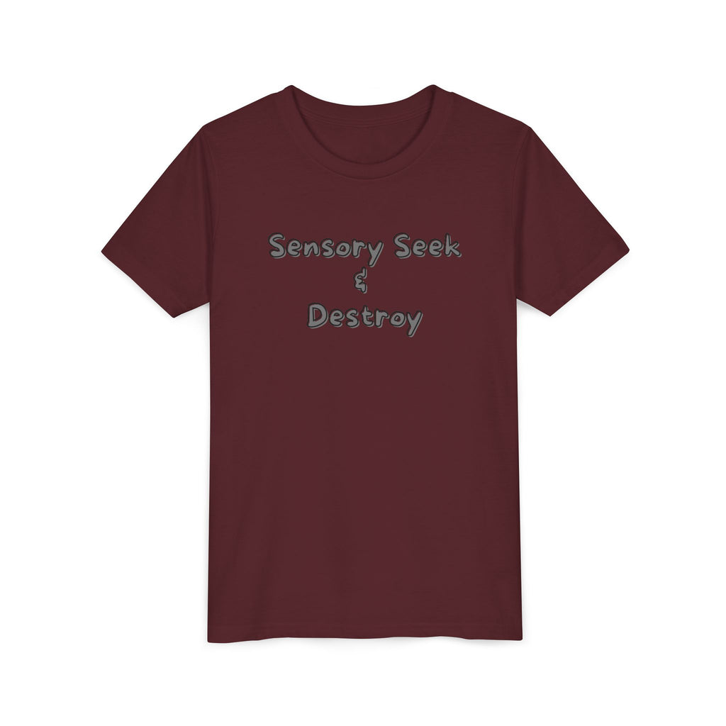 “Sensory Seek & Destroy” Youth Tee