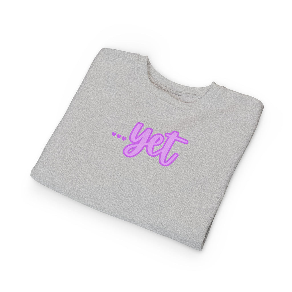 "The Power Of ...Yet (Hearts)" Toddler Sweater