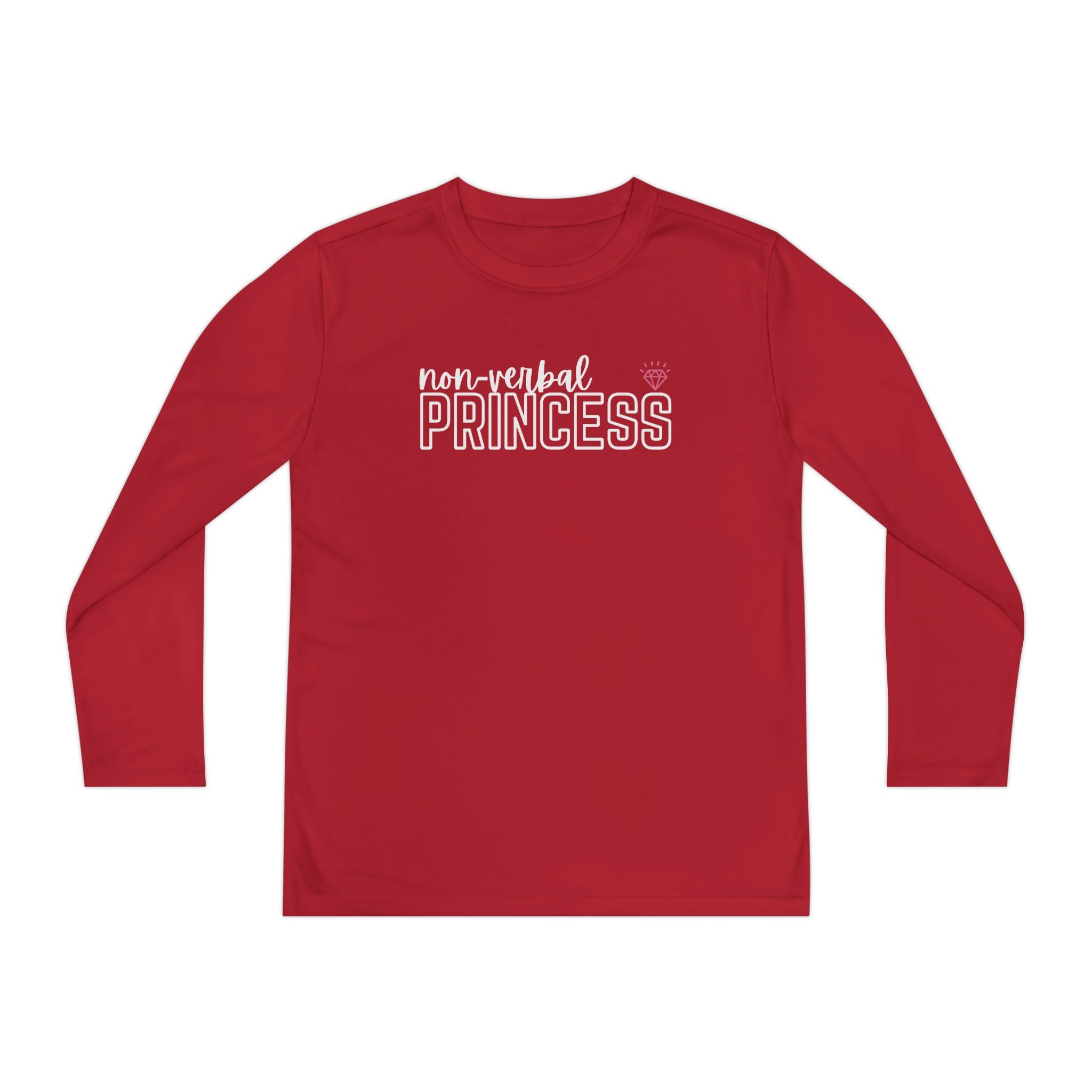 “Non-Verbal Princess” Youth Long Sleeve