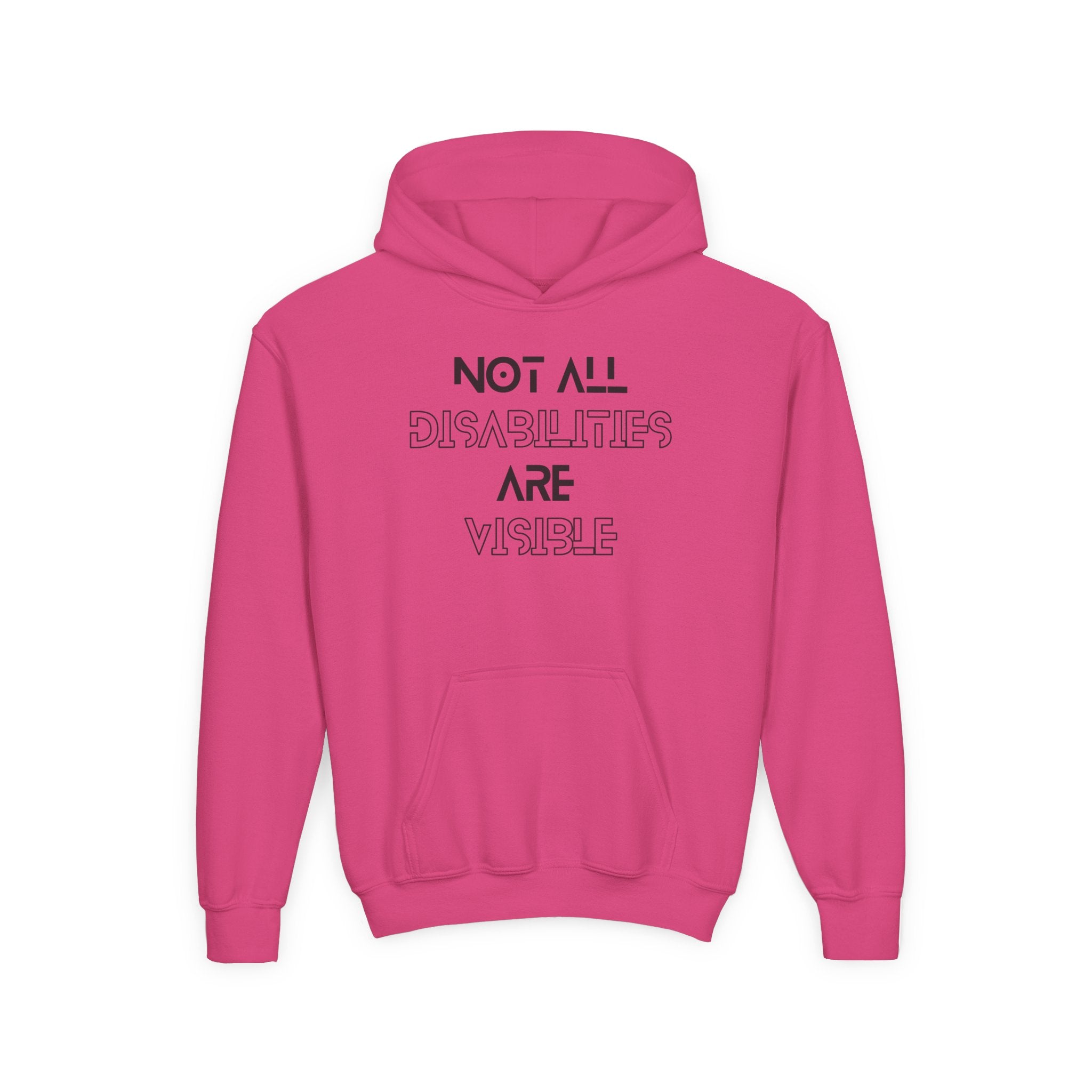“Not All Disabilities Are Visible” Youth Hoodie