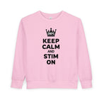 “Keep Calm & Stim On” Toddler Sweater