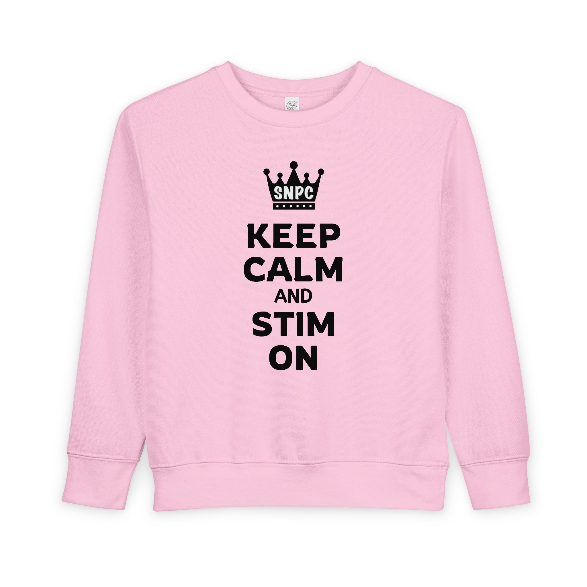 “Keep Calm & Stim On” Toddler Sweater