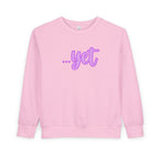 "The Power Of ...Yet (Hearts)" Toddler Sweater
