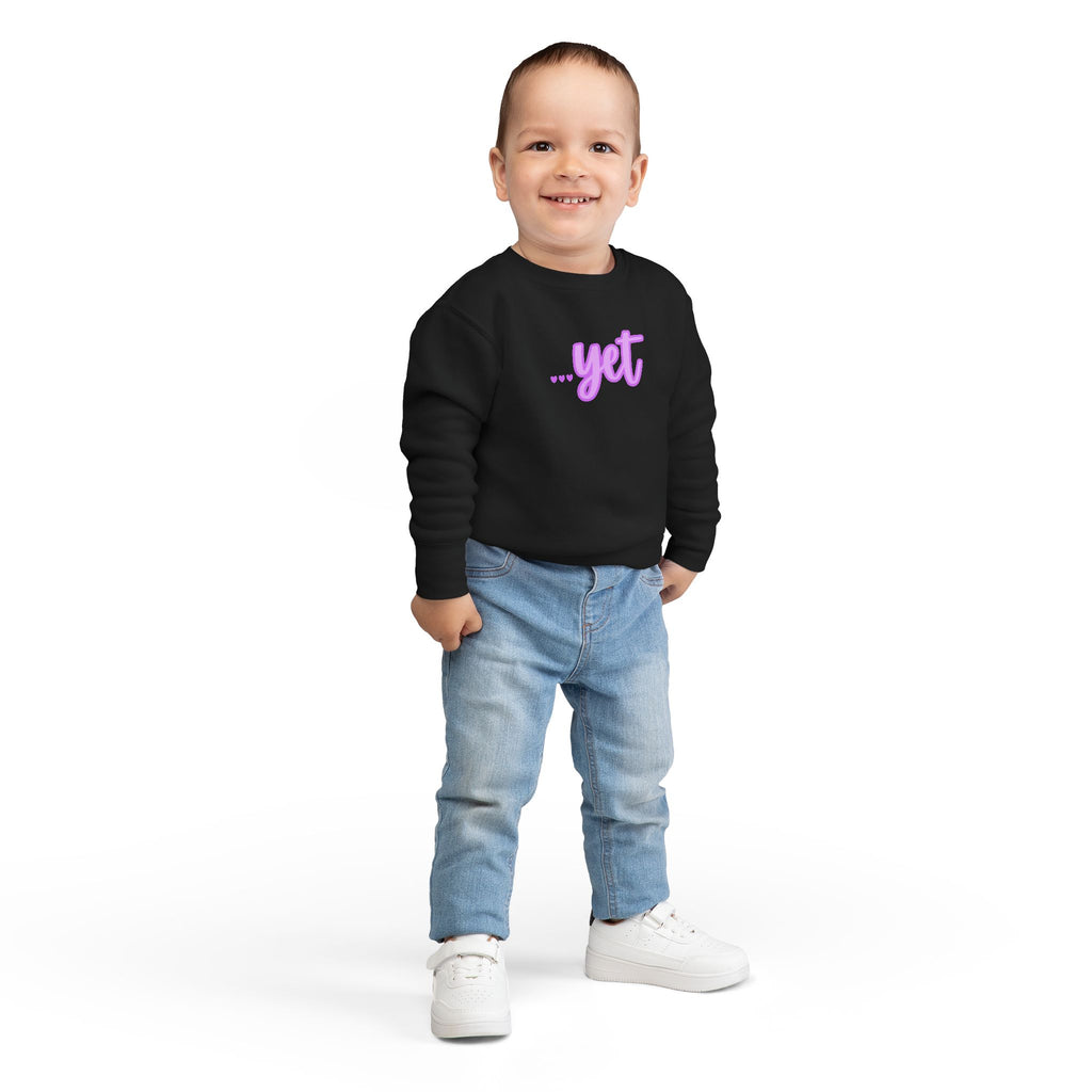 "The Power Of ...Yet (Hearts)" Toddler Sweater