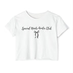 “Special Needs Auntie Club” Women’s Crop Top