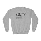 “Ability Over Disability” Youth Sweater