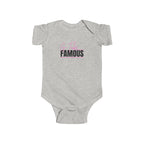 “G-Tube Famous” Infant Short Sleeve Onesie