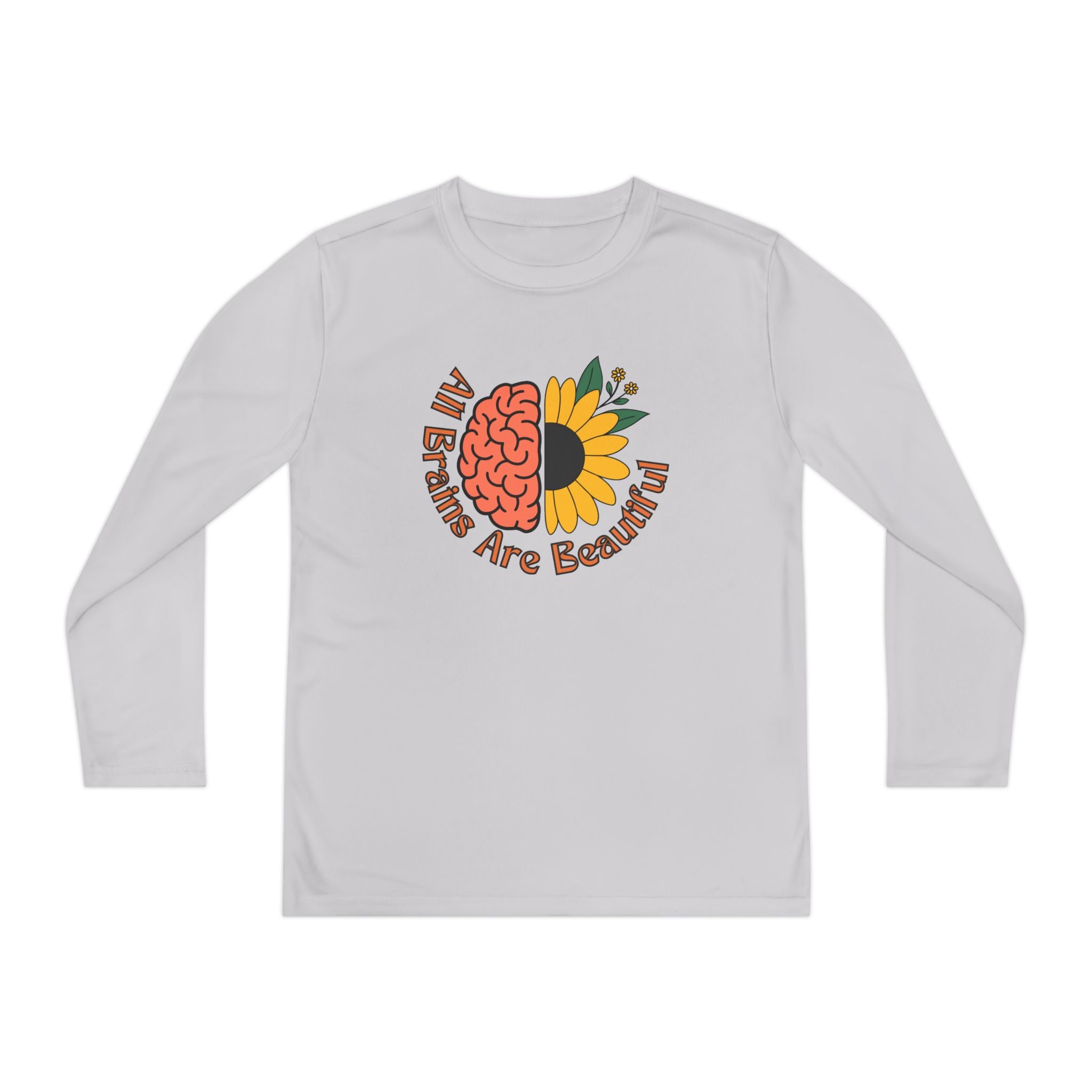 “All Brains Are Beautiful” Youth Long Sleeve