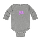 “The Power Of …Yet (Hearts)” Infant Long Sleeve Onesie