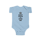 “Keep Calm & Stim On” Infant Short Sleeve Onesie
