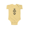 “Keep Calm & Stim On” Infant Short Sleeve Onesie