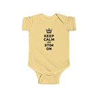 “Keep Calm & Stim On” Infant Short Sleeve Onesie