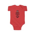 “Keep Calm & Stim On” Infant Short Sleeve Onesie