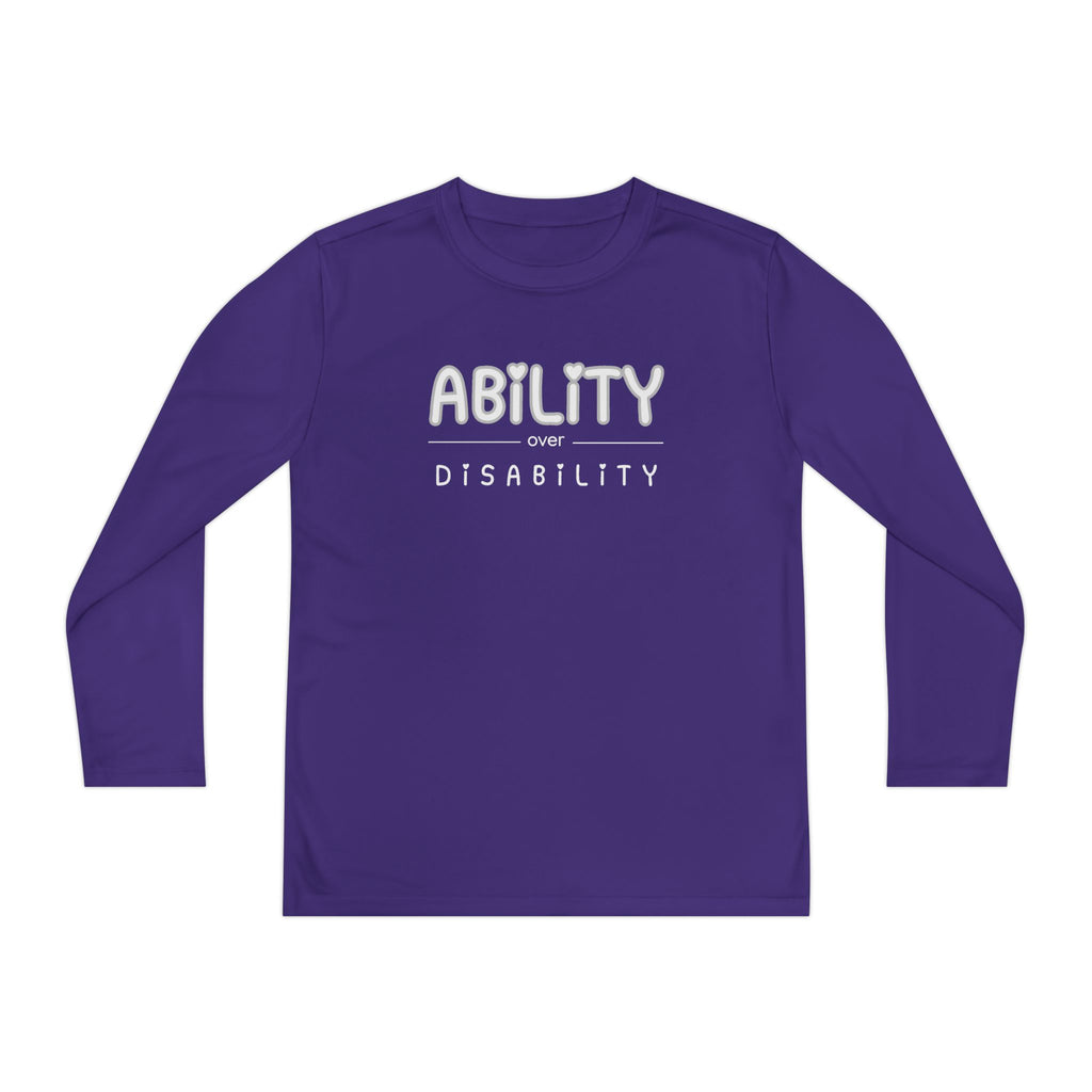 “Ability Over Disability” Youth Long Sleeve