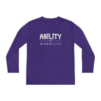 “Ability Over Disability” Youth Long Sleeve