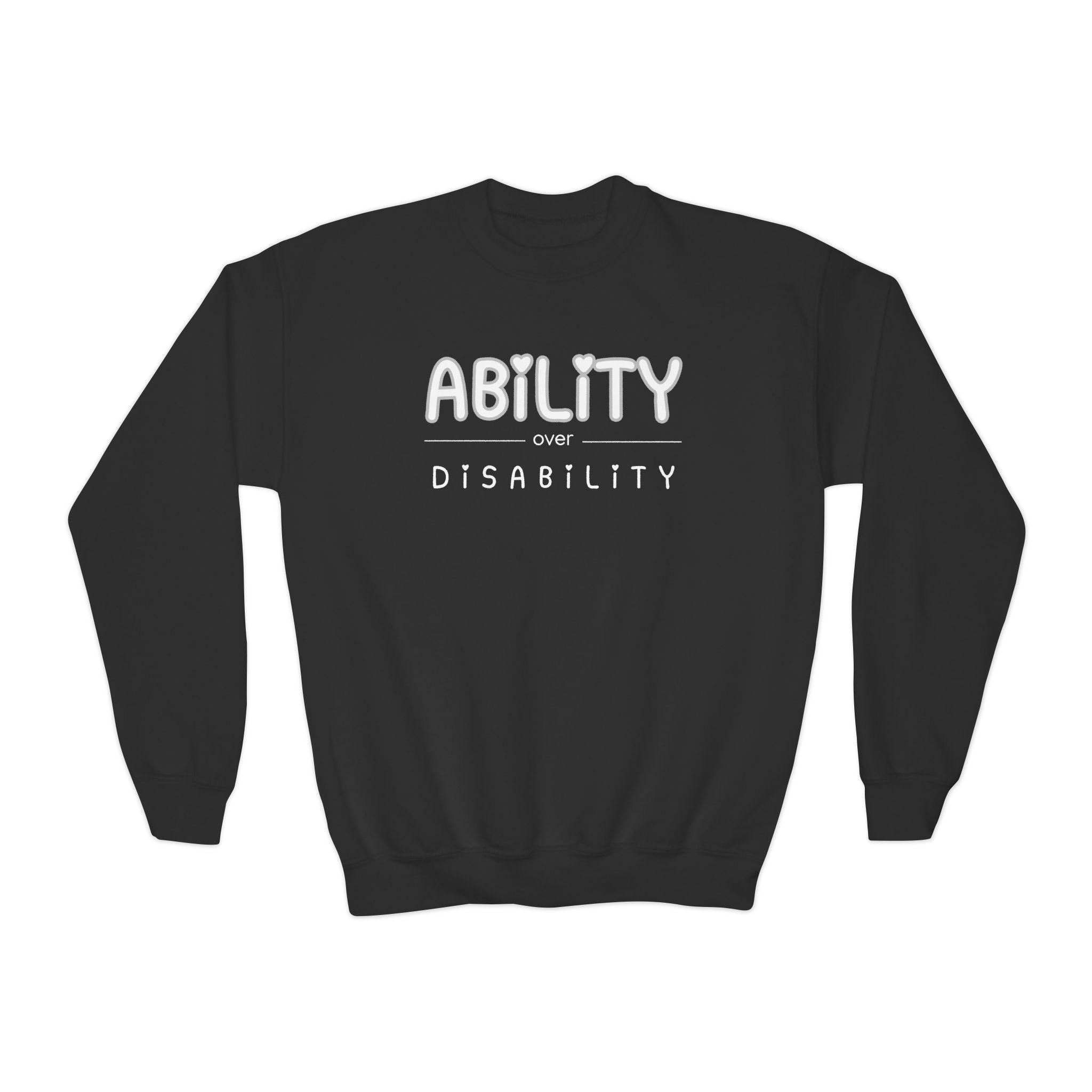 “Ability Over Disability” Youth Sweater