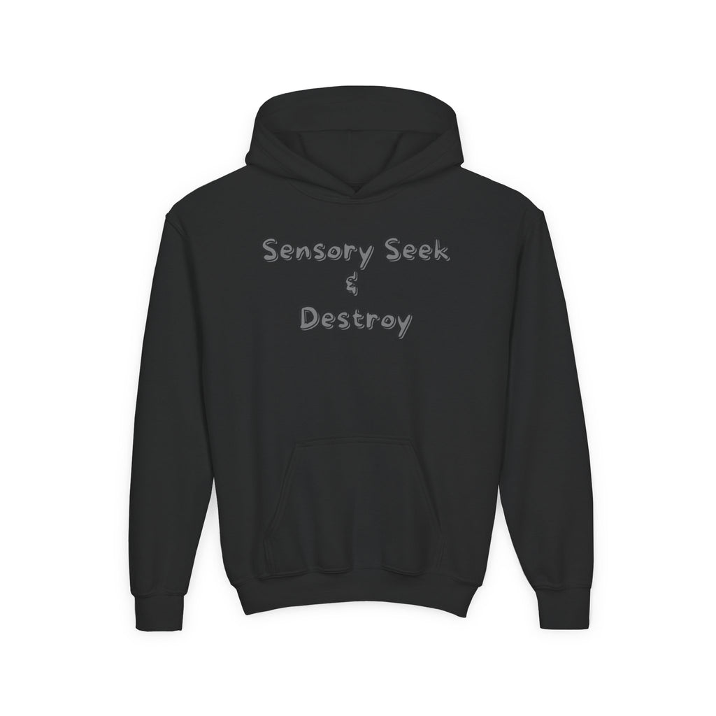 “Sensory Seek & Destroy” Youth Hoodie