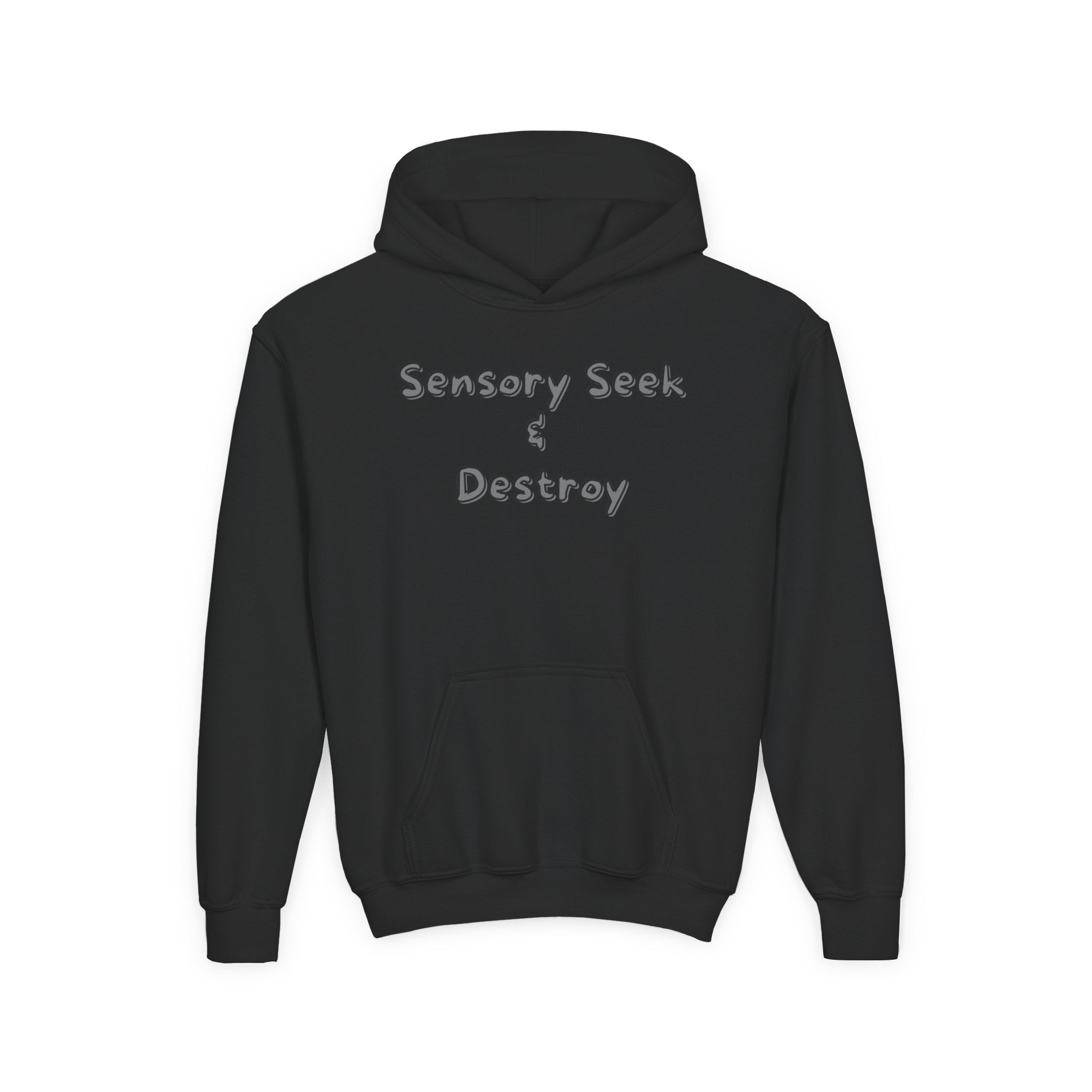 “Sensory Seek & Destroy” Youth Hoodie