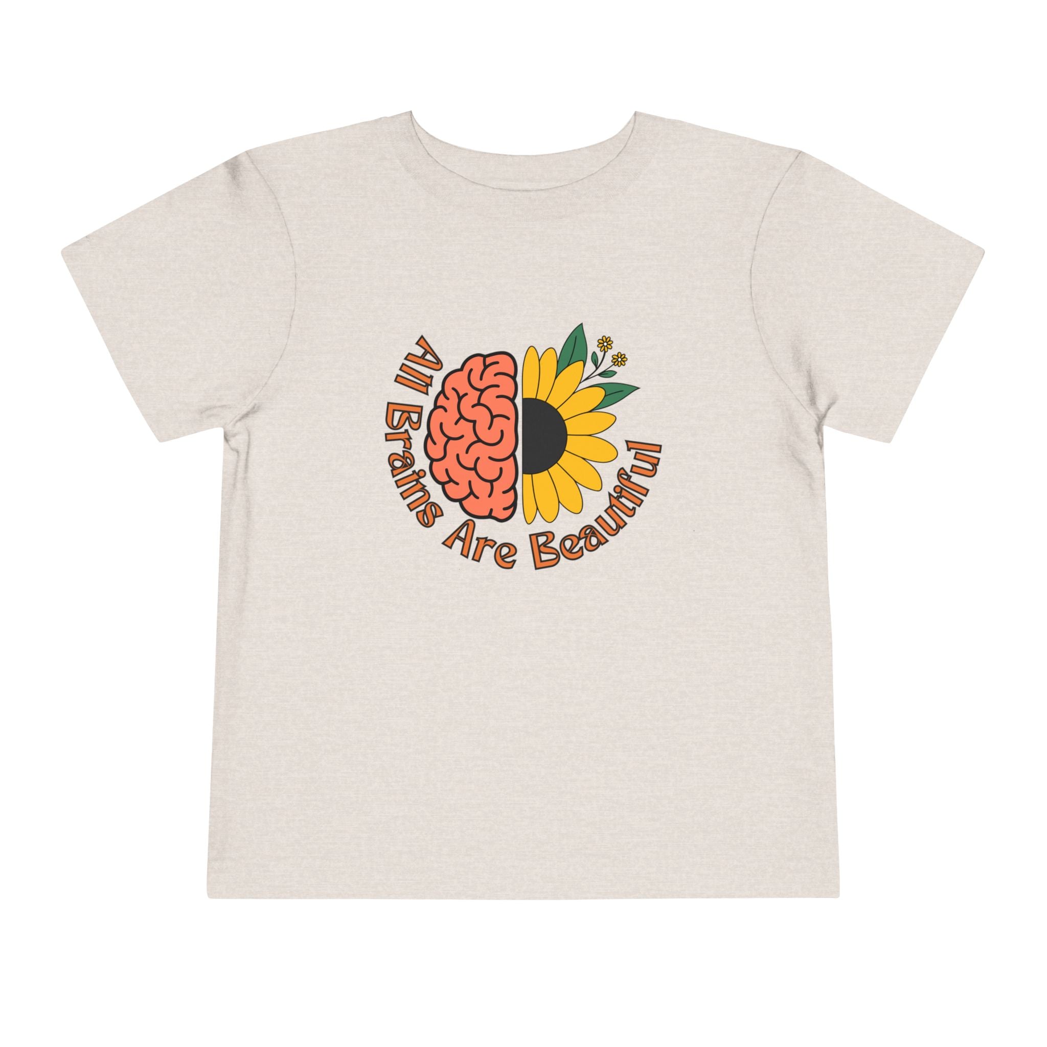 “All Brains Are Beautiful” Toddler Tee