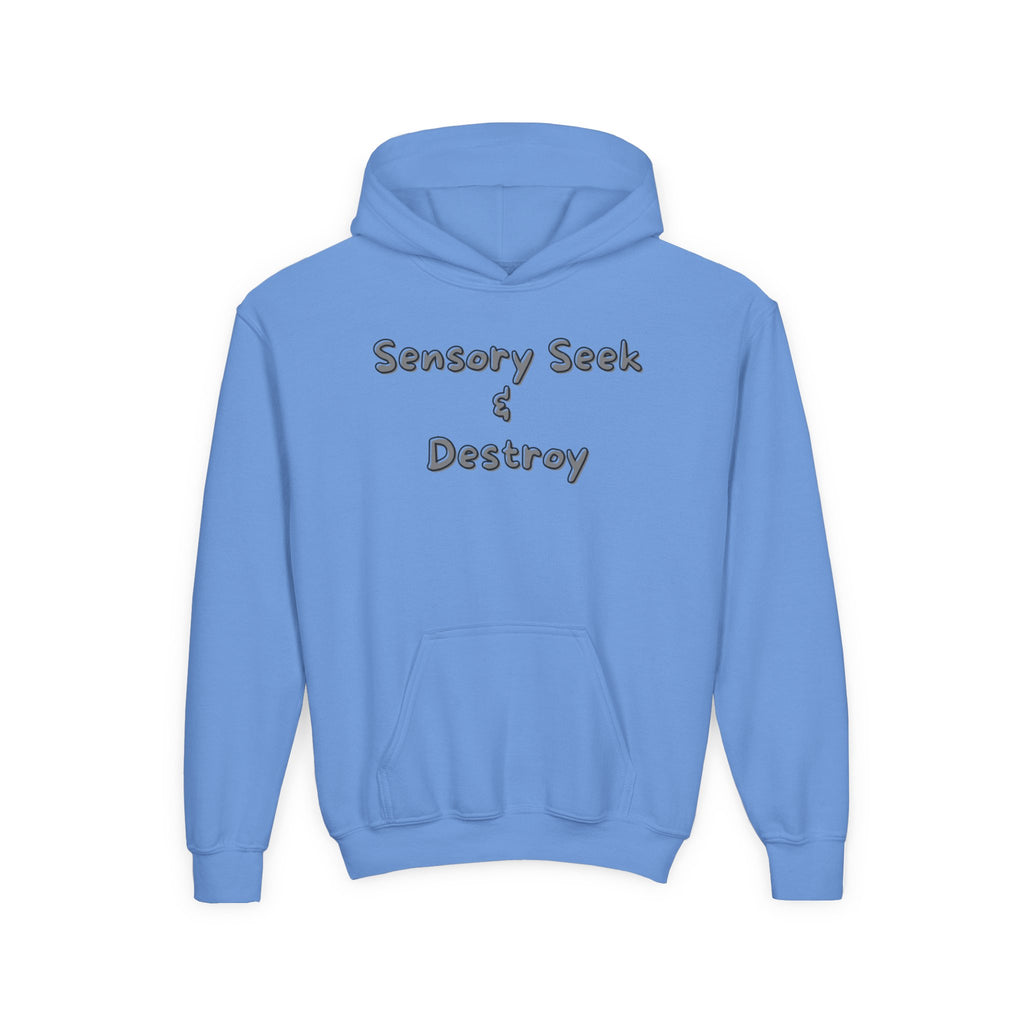 “Sensory Seek & Destroy” Youth Hoodie