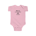 “Not All Disabilities Are Visible” Infant Short Sleeve Onesie