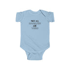 “Not All Disabilities Are Visible” Infant Short Sleeve Onesie