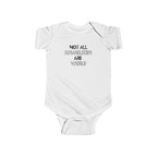 “Not All Disabilities Are Visible” Infant Short Sleeve Onesie