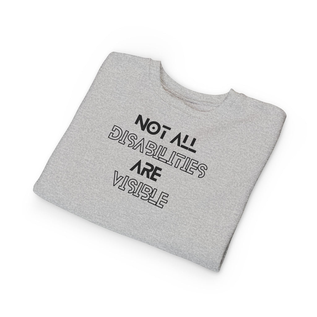 "Not All Disabilities Are Visible" Toddler Sweater