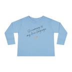 “Screaming Is My Love Language” Toddler Long Sleeve