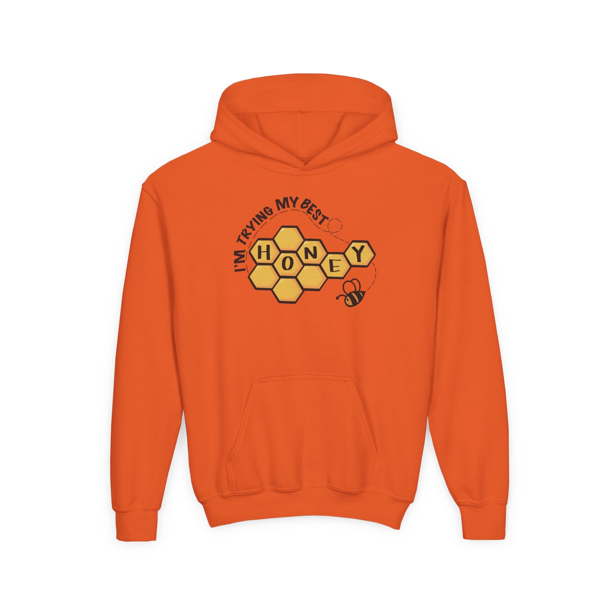 “I’m Trying My Best Honey” Youth Hoodie