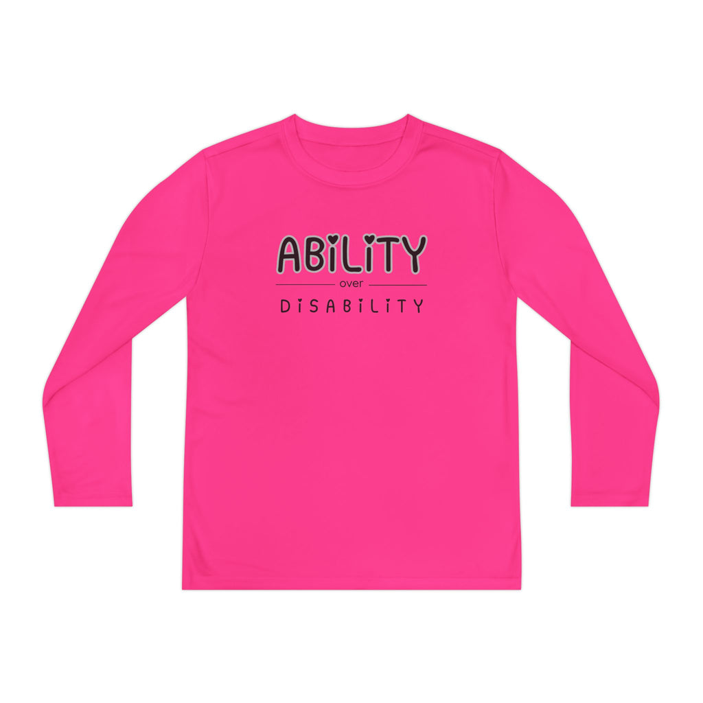 “Ability Over Disability” Youth Long Sleeve
