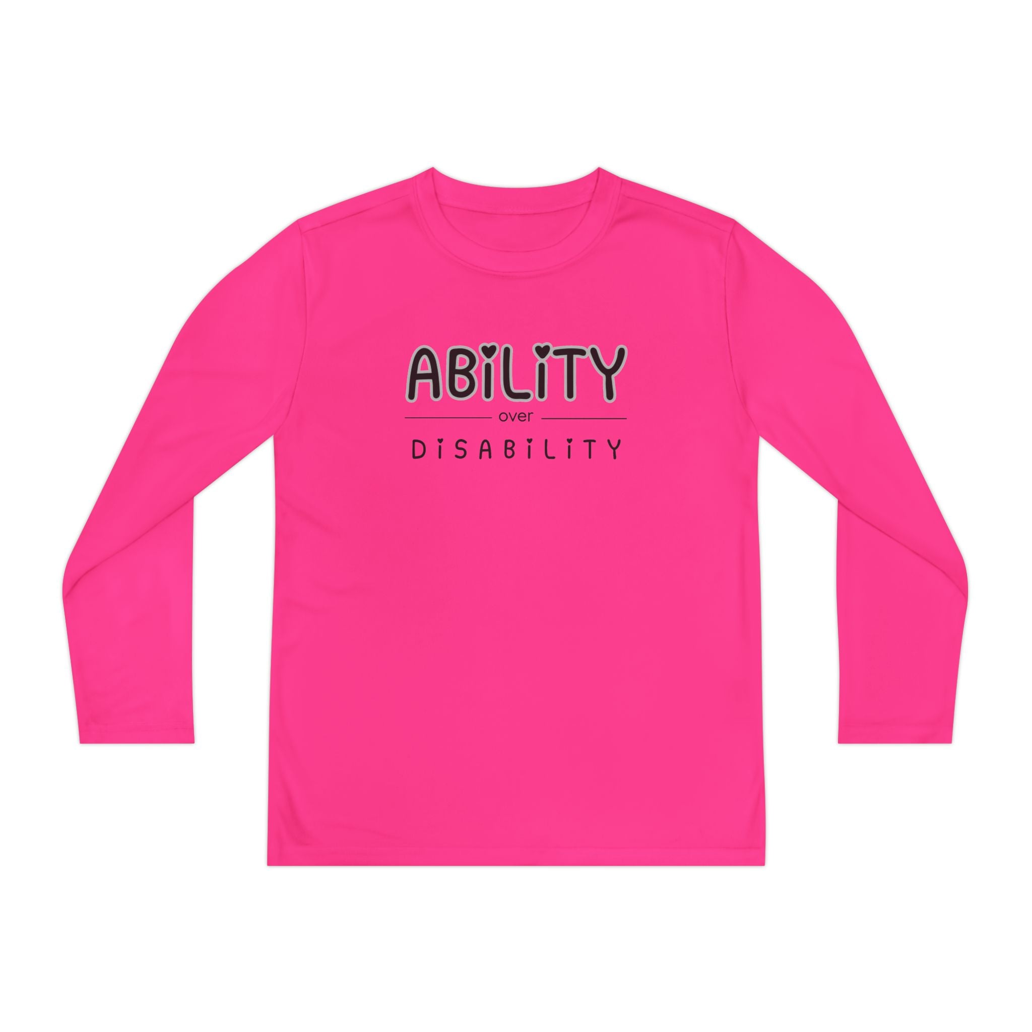 “Ability Over Disability” Youth Long Sleeve