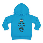“Keep Calm & Stim On” Toddler Hoodie