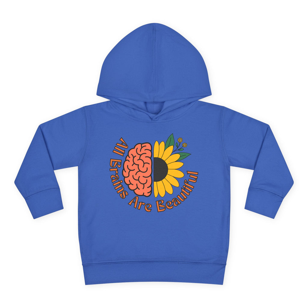 “All Brains Are Beautiful” Toddler Hoodie