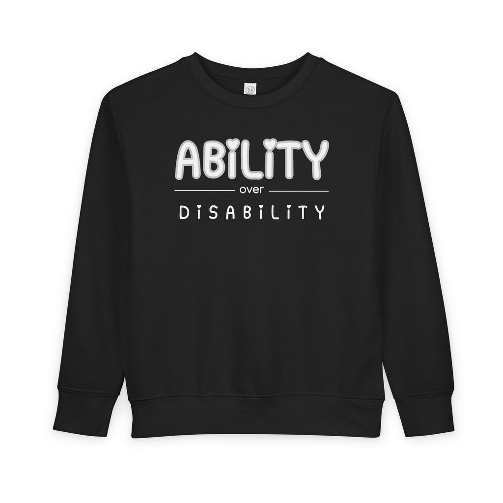“Ability Over Disability” Toddler Sweater
