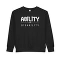 “Ability Over Disability” Toddler Sweater