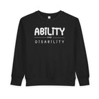 “Ability Over Disability” Toddler Sweater