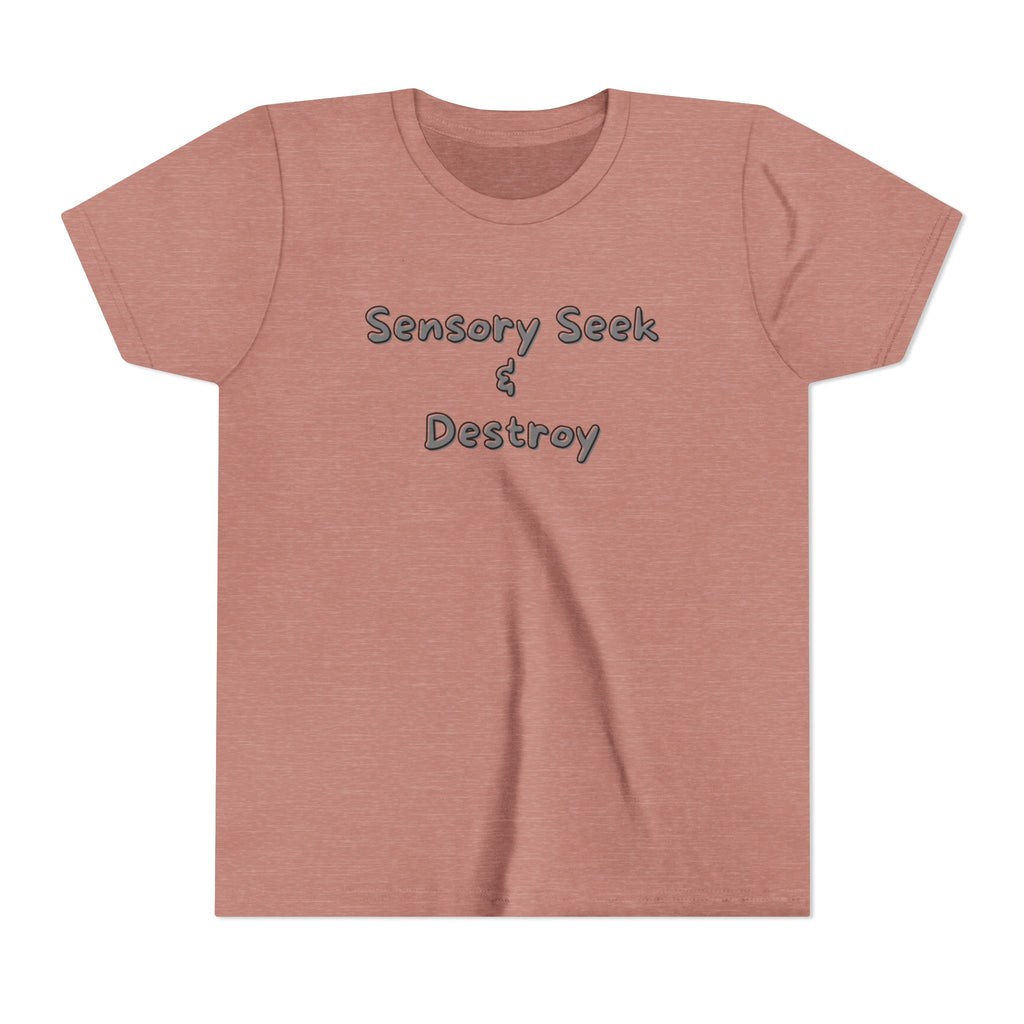 “Sensory Seek & Destroy” Youth Tee