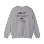 “Not All Disabilities Are Visible” Men’s Sweater