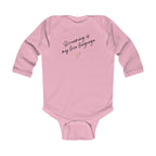 “Screaming Is My Love Language” Infant Long Sleeve Onesie