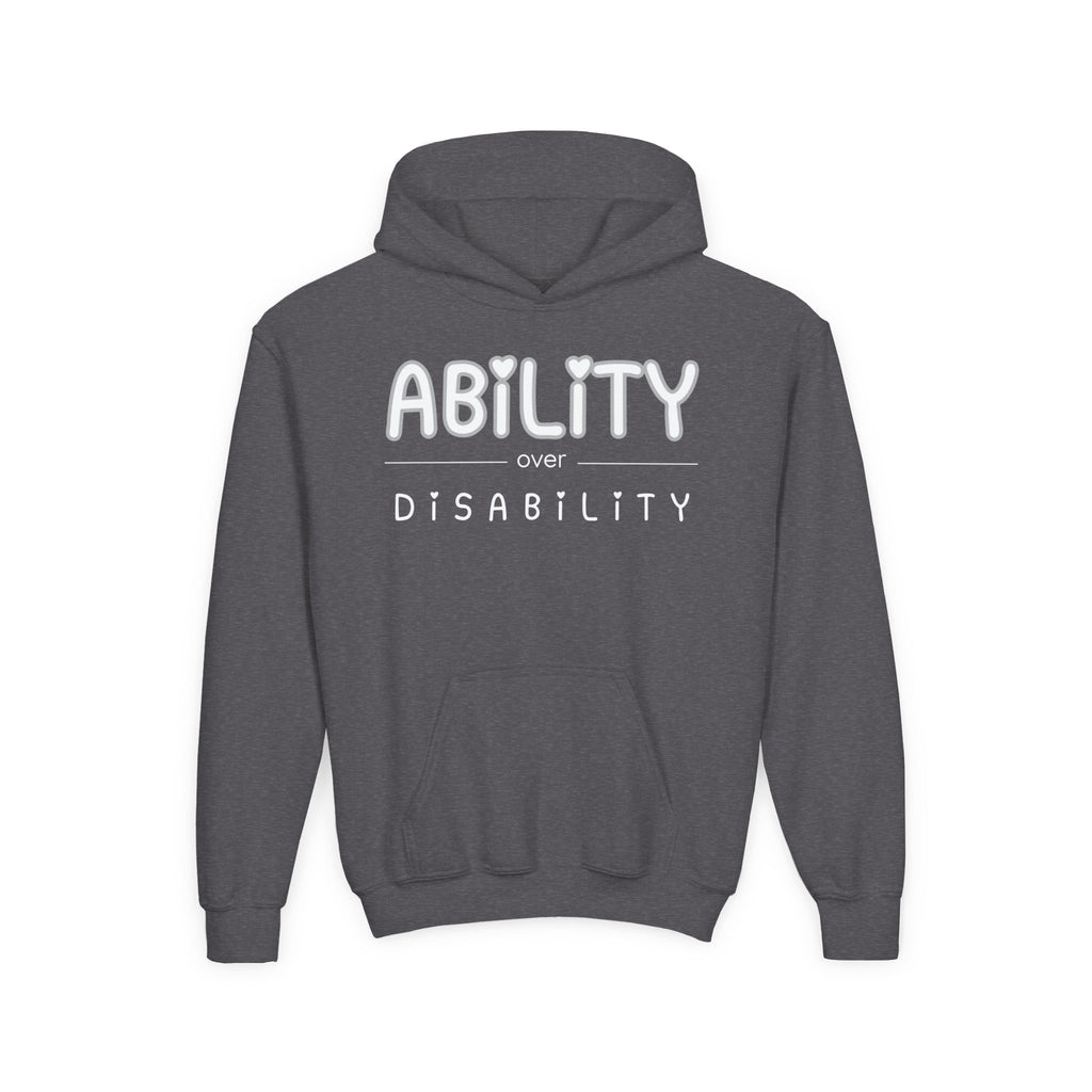 “Ability Over Disability” Youth Hoodie