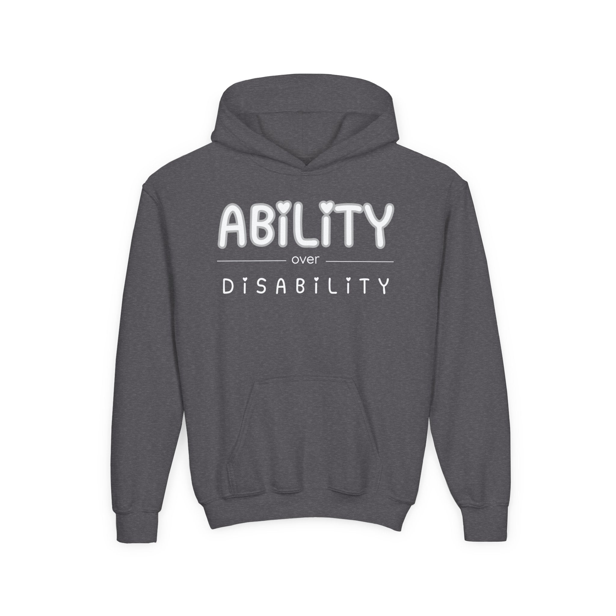 “Ability Over Disability” Youth Hoodie