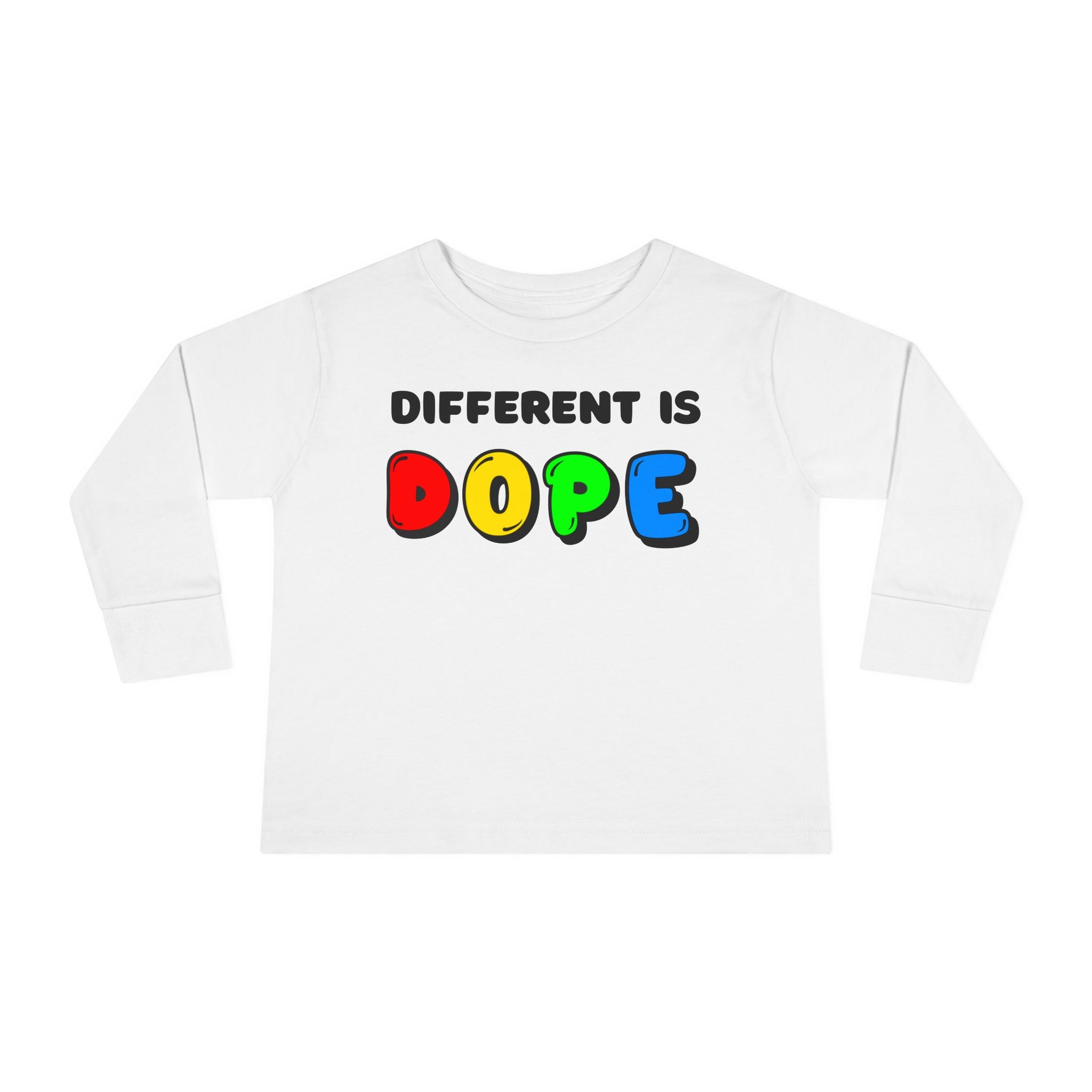 “Different Is Dope” Toddler Long Sleeve